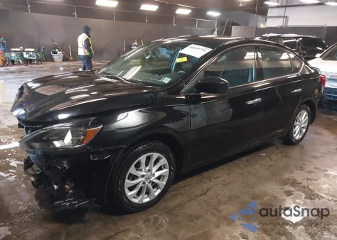 2018 Nissan Sentra Sv z USA, uszkodzony, nr VIN 3N1AB7AP9JL624471
